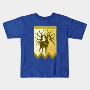 Golden Deer Emblem Kids T-Shirt